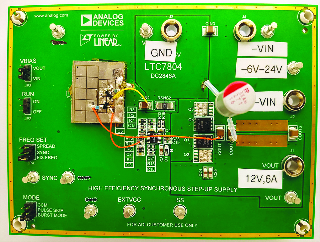 A circuit boardDescription automatically generated